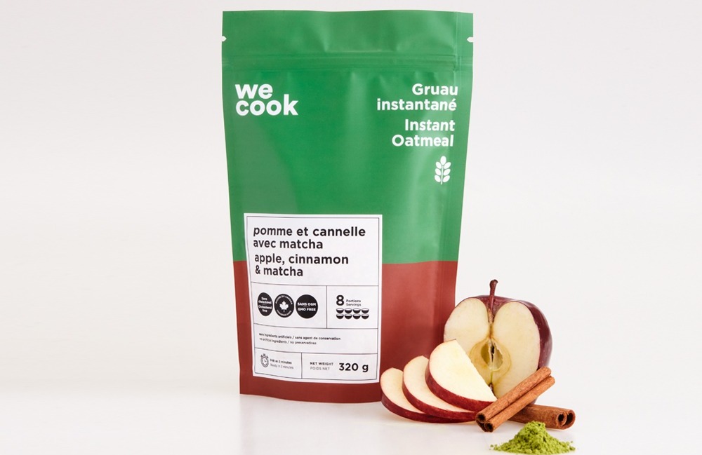 Oatmeal Apple, Cinnamon & Matcha
