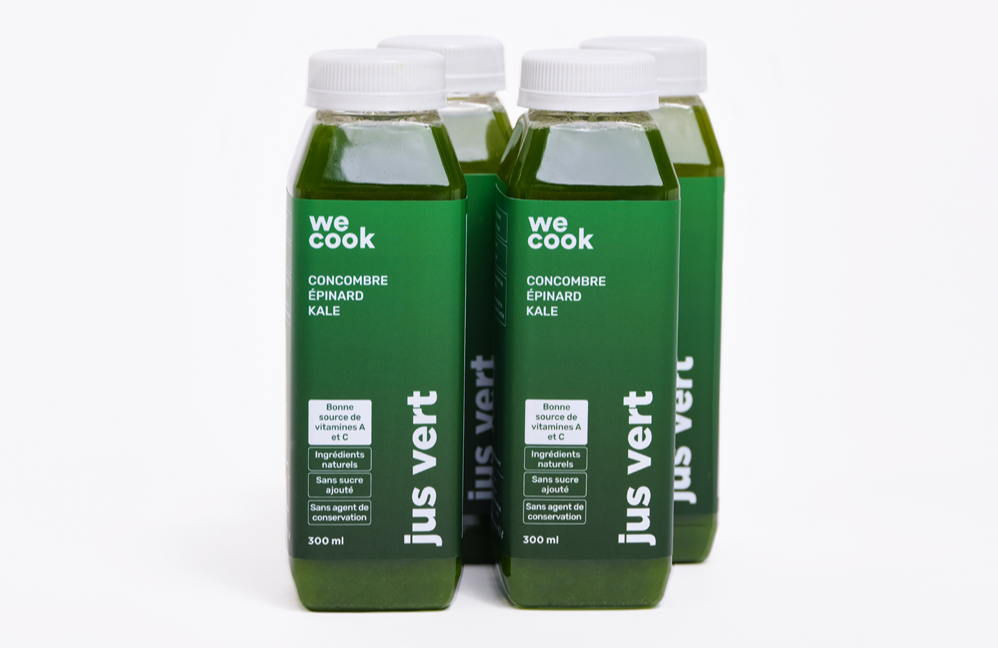 4 x Green juice 300 mL