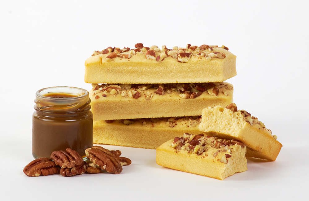 4 Barres protéinées au caramel et pacanes