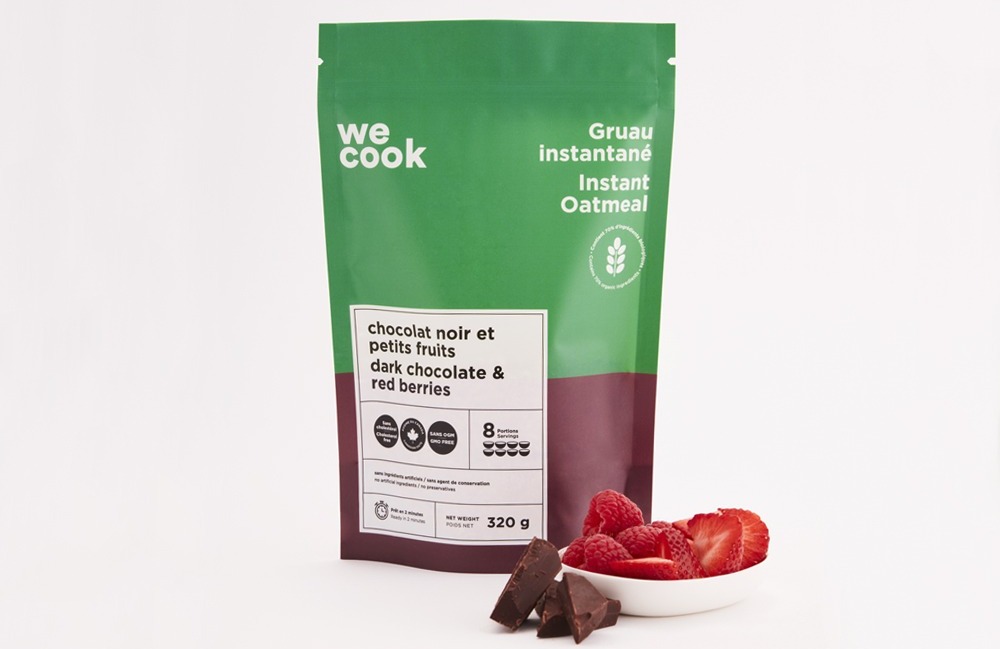 Oatmeal  Dark Chocolate & Red Berries