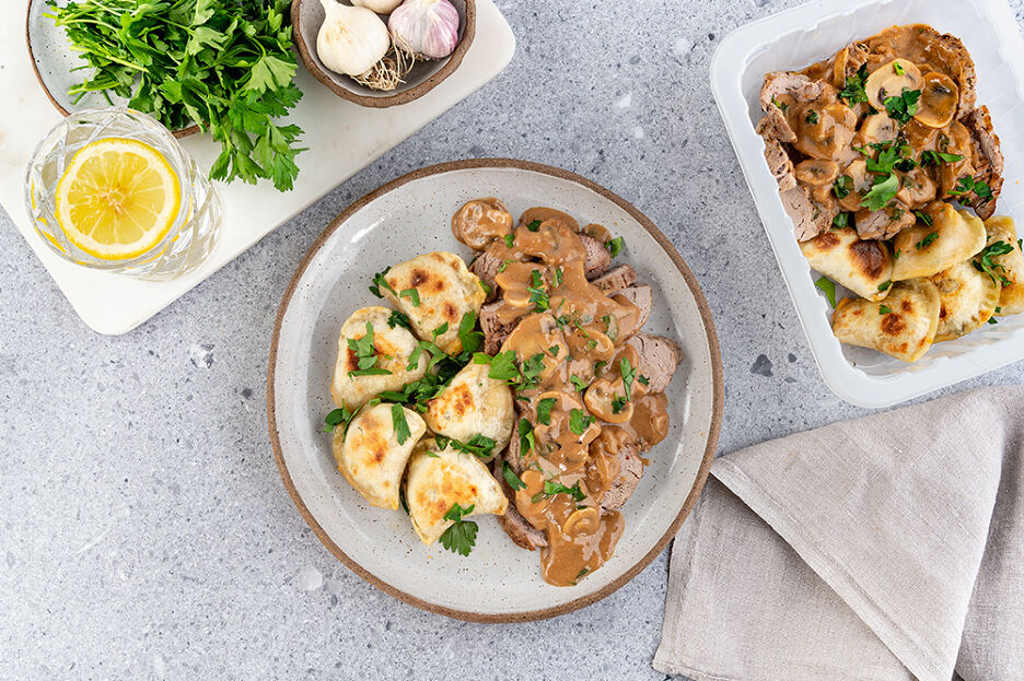 11. Pork tenderloin stroganoff