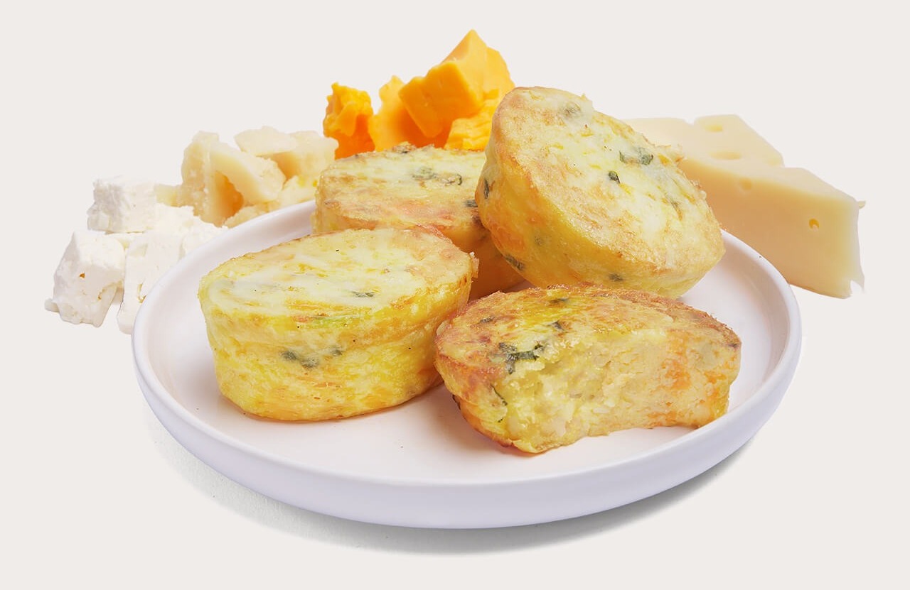 4 Four Cheese Egg Bites