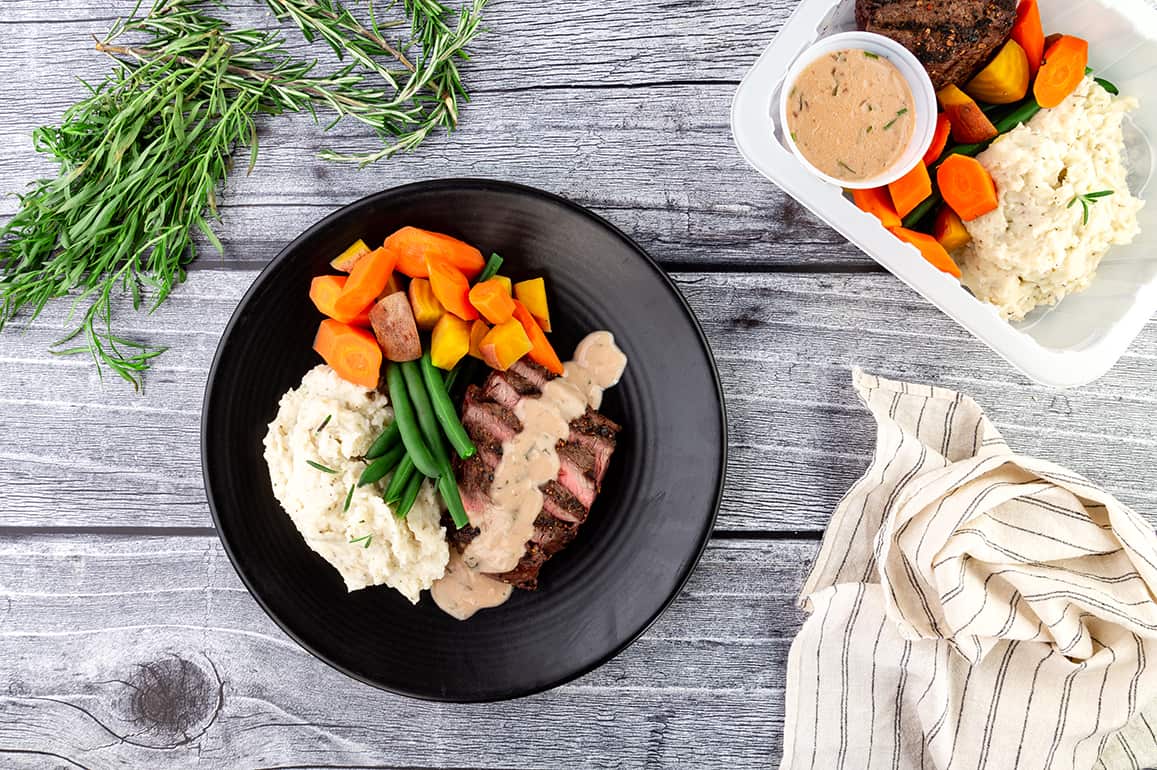 2. Surlonge de boeuf sauce entrecote REPAS WeCook 2. Surlonge de boeuf sauce entrecote REPAS WeCook